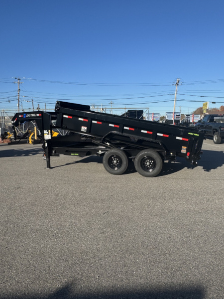 New 2026 Load Trail 83 X14' Gooseneck Dump Trailer Ramps & Tarp