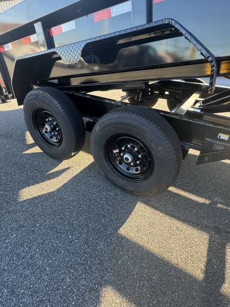 New 2026 Load Trail 83"X14' Gooseneck Dump Trailer Ramps & Tarp