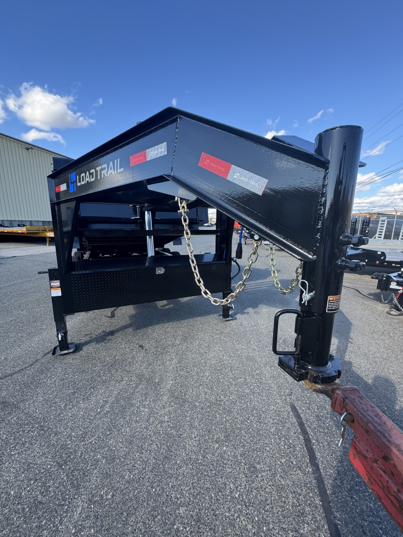 New 2026 Load Trail 83"X16' Gooseneck Dump Trailer 7 GA Floor, Ramps & Tarp, 8K Axles