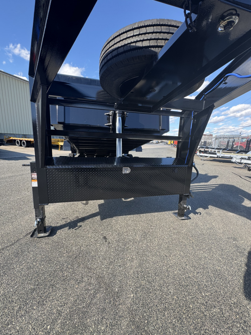 New 2026 Load Trail 83"X16' Gooseneck Dump Trailer 7 GA Floor, Ramps & Tarp, 8K Axles