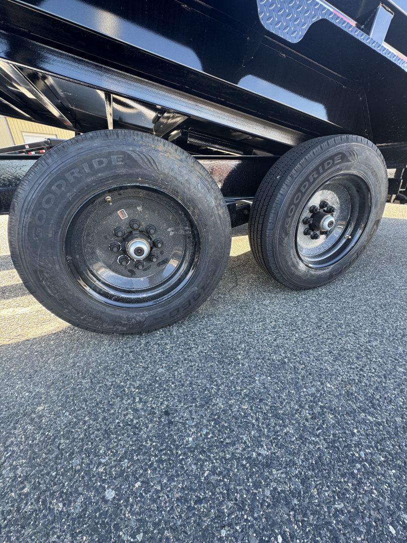 New 2026 Load Trail 83"X16' Gooseneck Dump Trailer 7 GA Floor, Ramps & Tarp, 8K Axles