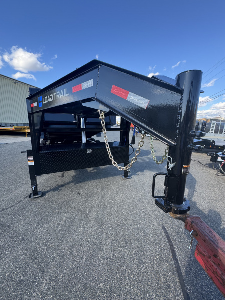 New 2026 Load Trail 83"X16' Gooseneck Dump Trailer 7 GA Floor, Ramps & Tarp, 8K Axles