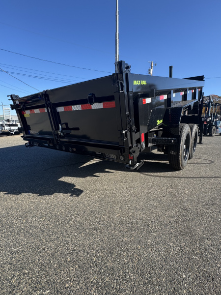 New 2026 Load Trail 83"X16' Gooseneck Dump Trailer 7 GA Floor, Ramps & Tarp, 8K Axles