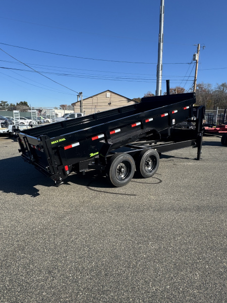 New 2026 Load Trail 83"X16' Gooseneck Dump Trailer 7 GA Floor, Ramps & Tarp, 8K Axles