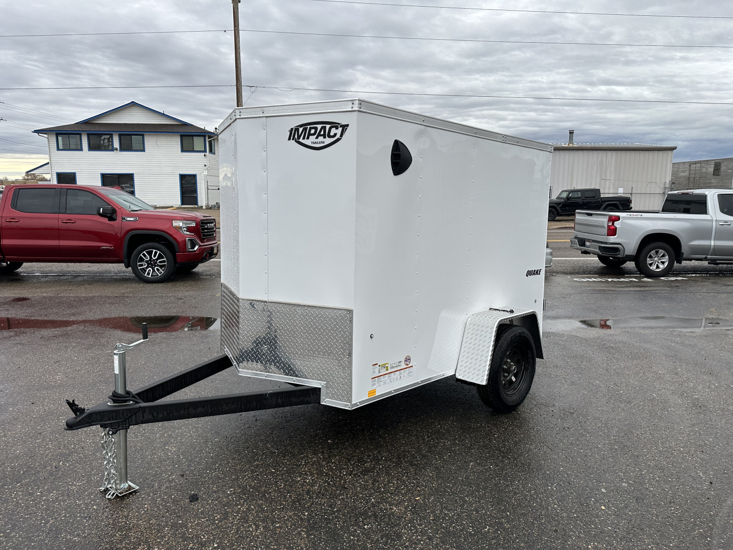 New 2026 Impact Trailers 5x8 3K Quake Cargo / Enclosed Trailer