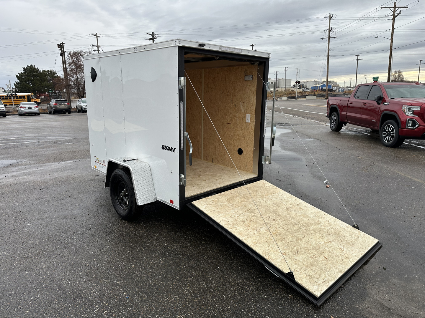 New 2026 Impact Trailers 5x8 3K Quake Cargo / Enclosed Trailer