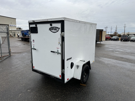 New 2026 Impact Trailers 5x8 3K Quake Cargo / Enclosed Trailer