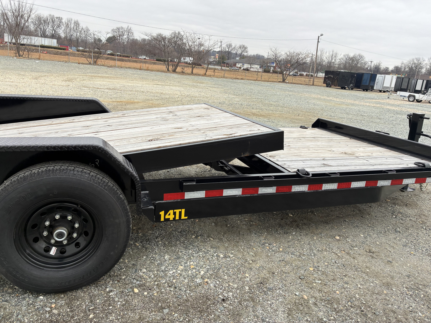 New 2025 Big Tex Trailers 22' 14TL Heavy Duty Tilt Bed 14000 GVWR Equipment Trailer