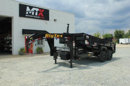 New 2025 Big Tex Trailers Big Tex 7x14 Heavy Duty Telescopic Gooseneck 14GT Dump Trailer