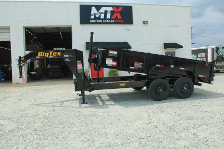 New 2025 Big Tex Trailers Big Tex 7x14 Heavy Duty Telescopic Gooseneck 14GT Dump Trailer