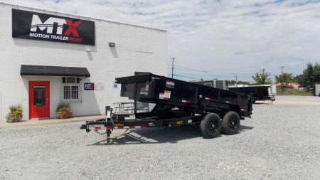 New 2025 Big Tex Trailers 7x14 14LP Low Pro 14K w/ Slide-In Ramps Dump Trailer
