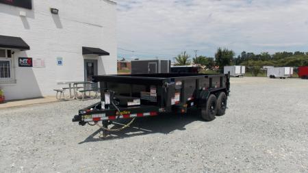 New 2025 Big Tex Trailers 7x14 14LP Low Pro 14K w/ Slide-In Ramps Dump Trailer