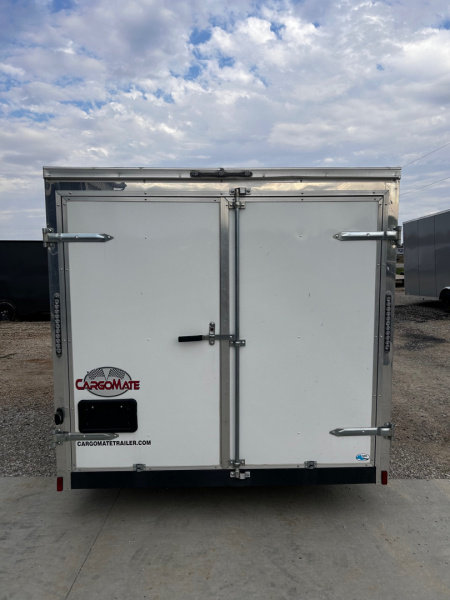 Used 2021 Cargo Mate 7X12 SA W/BRAKES REAR BARN DOORS Cargo / Enclosed Trailer