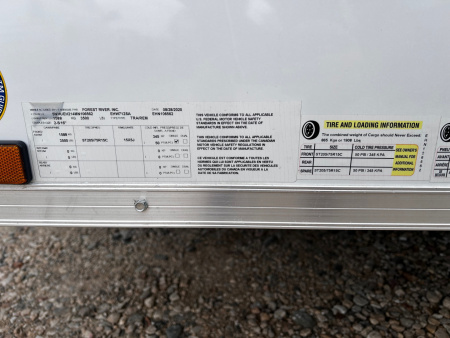 Used 2021 Cargo Mate 7X12 SA W/BRAKES REAR BARN DOORS Cargo / Enclosed Trailer