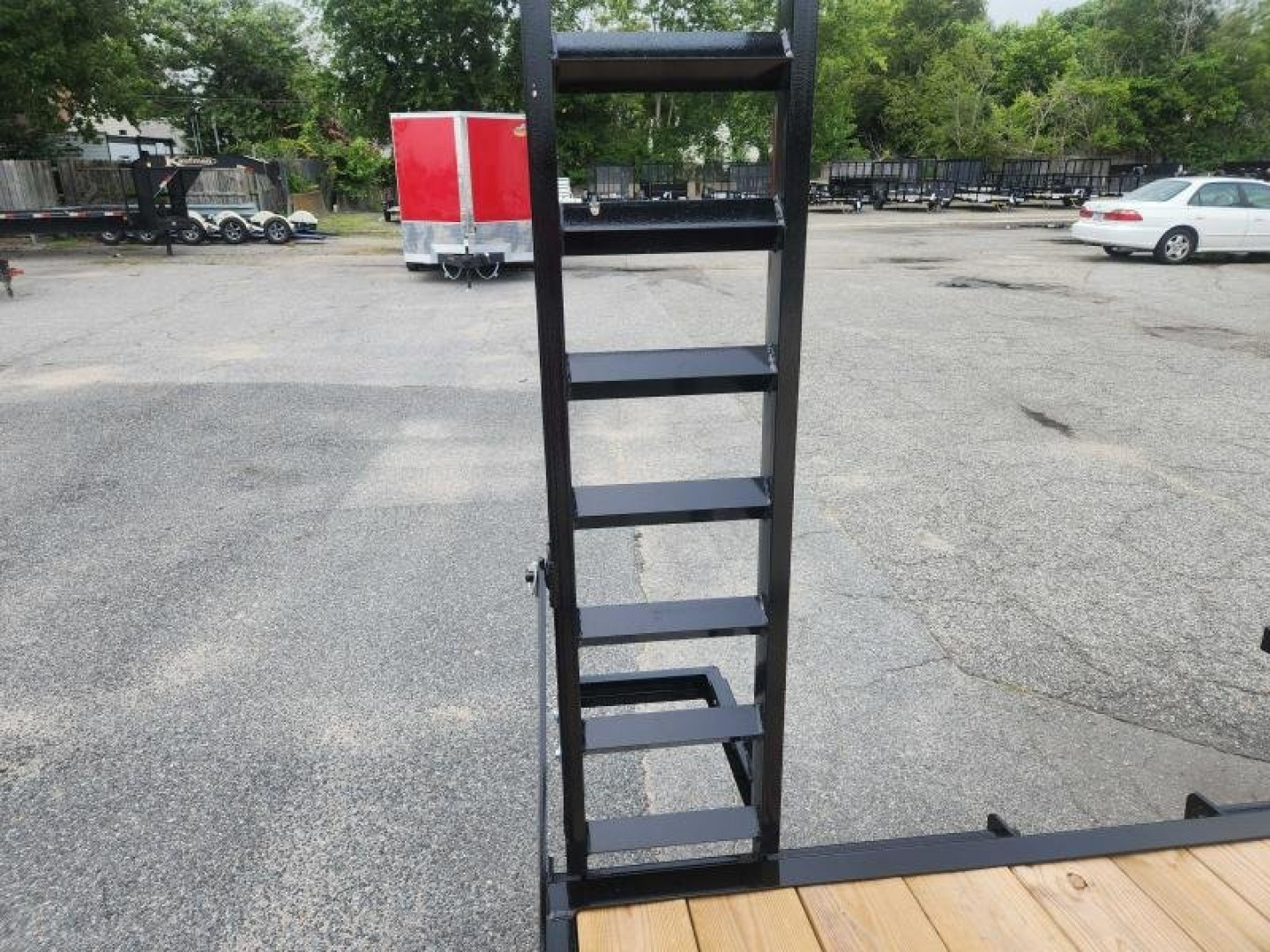 New 2025 Big Tex Trailers 18' 14EB 14K Economy Equipment Trailer w/ Fold Up Ramps