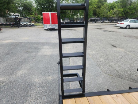 New 2025 Big Tex Trailers 22' 14EB 14K Economy Equipment Trailer w/ Fold Up Ramps