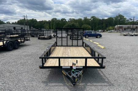 New 2026 Big Tex Trailers 14' 60PI w/ 4' Spring Assist Tailgate Utility Trailer *Take an additional $200 off*