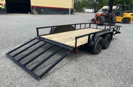 New 2026 Big Tex Trailers 14' 60PI w/ 4' Spring Assist Tailgate Utility Trailer *Take an additional $200 off*
