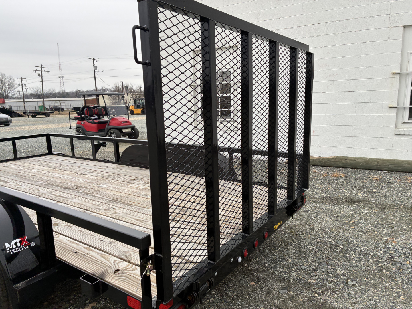 New 2026 Big Tex Trailers 14' 60PI w/ 4' Spring Assist Gate Utility Trailer