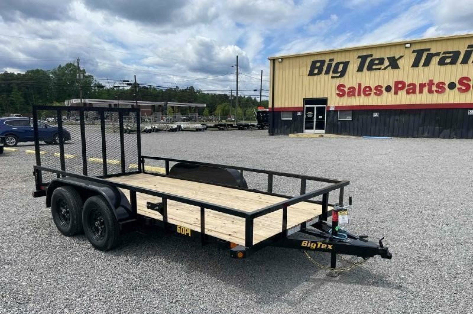 New 2026 Big Tex Trailers 14' 60PI w/ 4' Spring Assist Tailgate Utility Trailer *Take an additional $200 off*