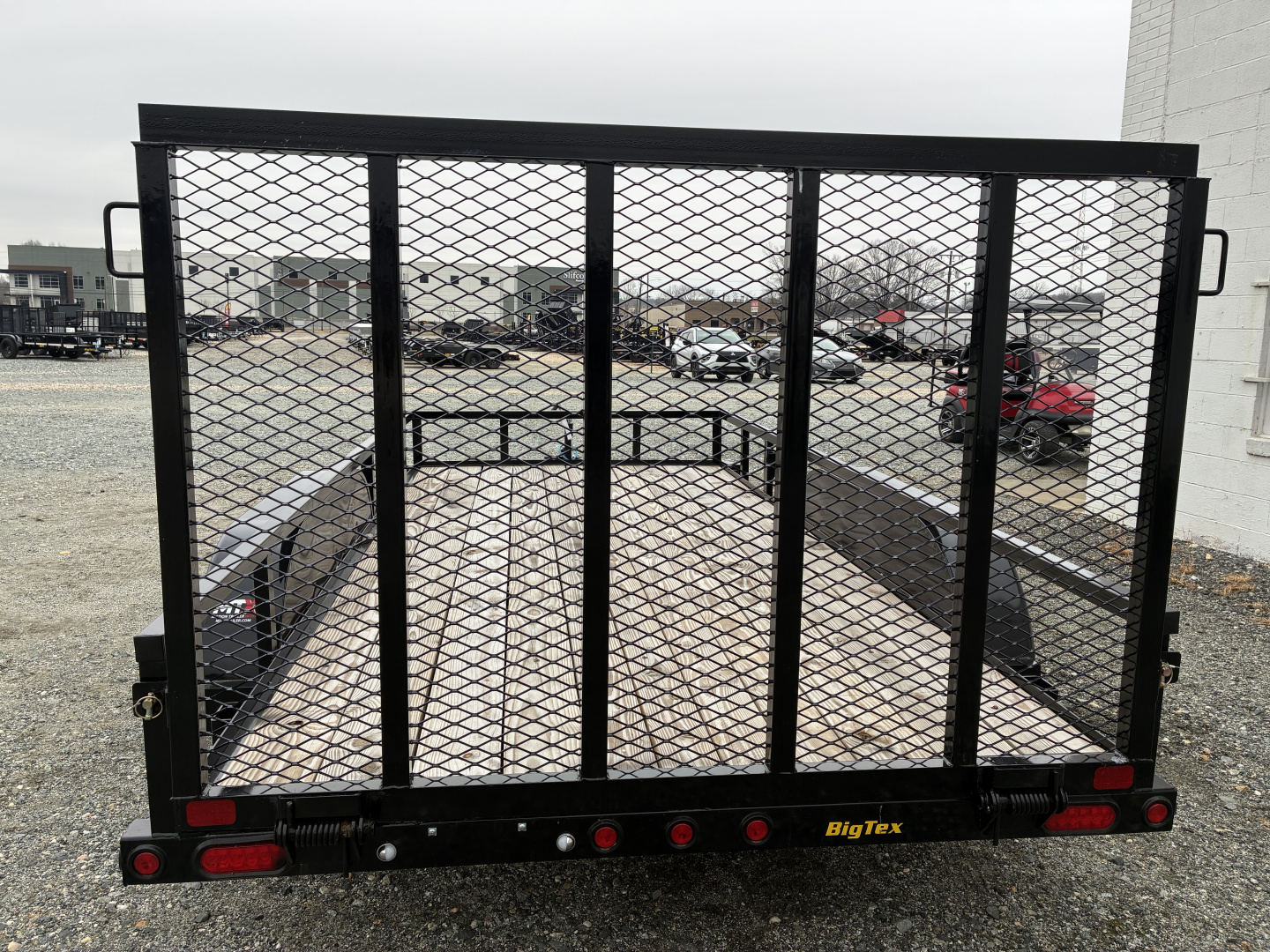 New 2026 Big Tex Trailers 14' 60PI w/ 4' Spring Assist Gate Utility Trailer