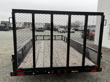 New 2026 Big Tex Trailers 14' 60PI w/ 4' Spring Assist Gate Utility Trailer