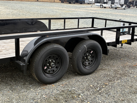 New 2026 Big Tex Trailers 14' 60PI w/ 4' Spring Assist Gate Utility Trailer