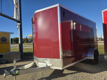 New 2026 ALCOM 6X12 XLT - ALL ALUMINUM Cargo / Enclosed Trailer