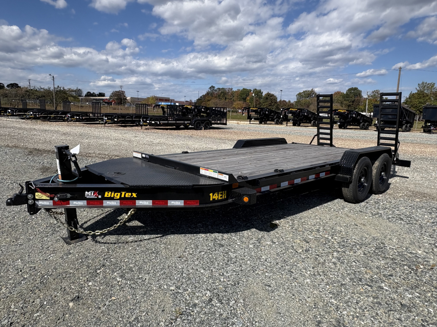 New 2025 Big Tex Trailers 20' 14EH 15K w/ Fold Up Ramps