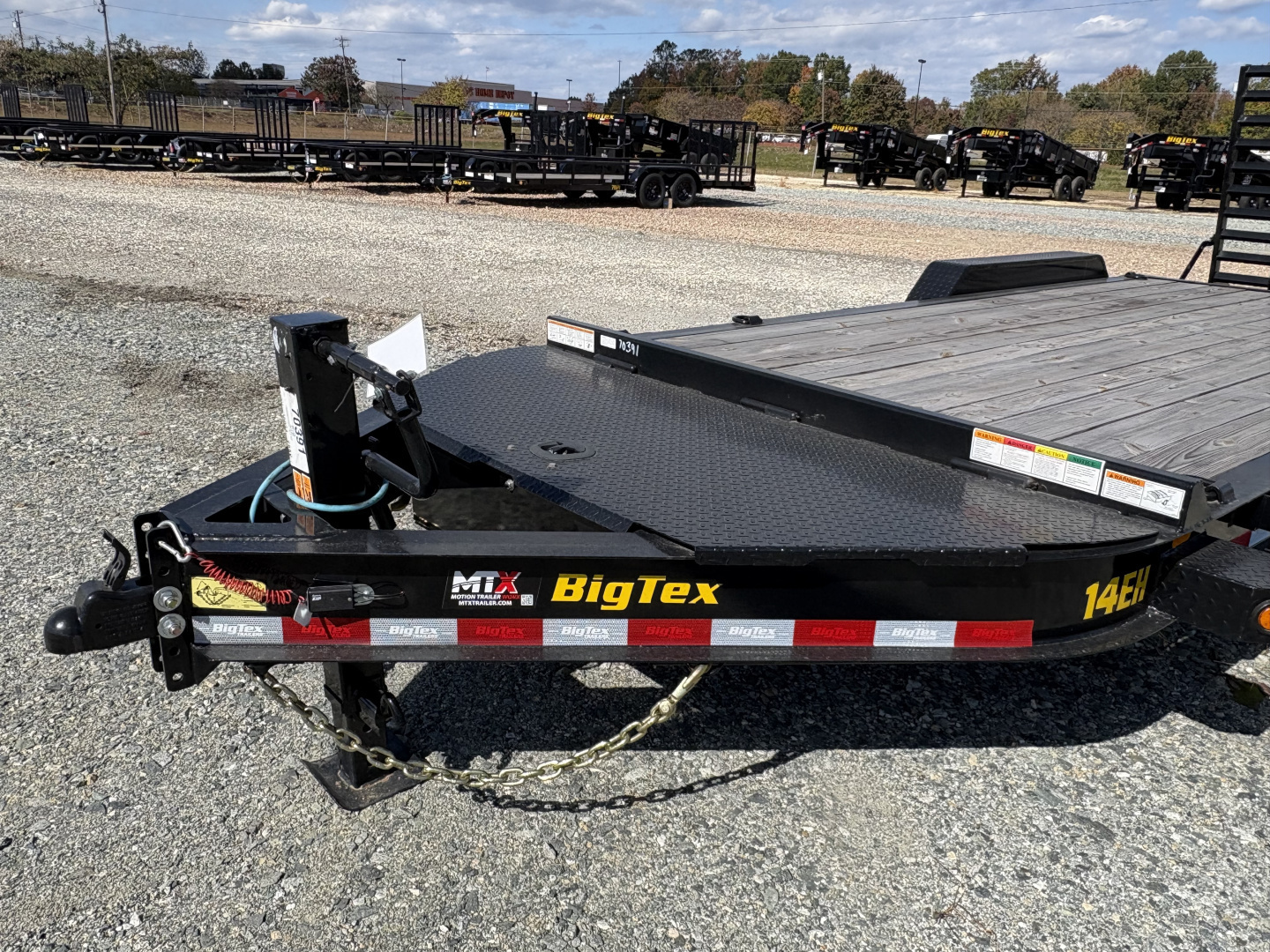New 2025 Big Tex Trailers 20' 14EH 15K w/ Fold Up Ramps