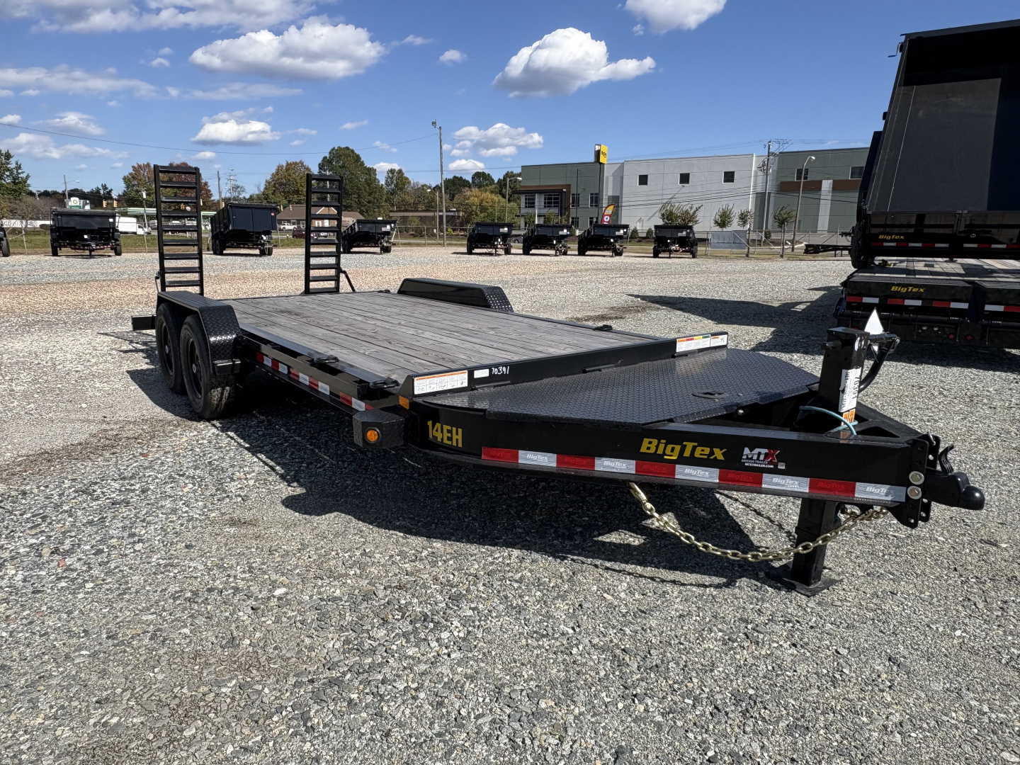 New 2025 Big Tex Trailers 20' 14EH 15K w/ Fold Up Ramps