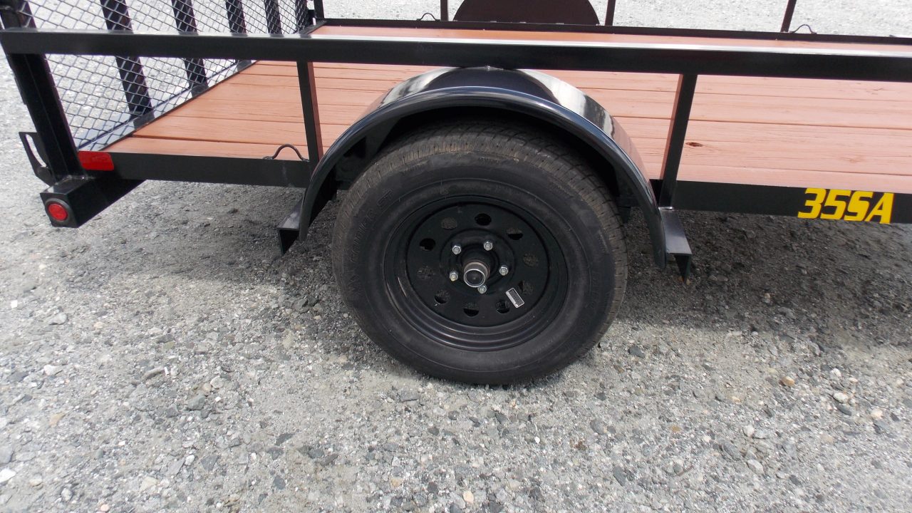 New 2025 Big Tex Trailers 6x10 35SA w/ 4' Spring Assist Gate Utility Trailer