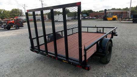 New 2025 Big Tex Trailers 6x10 35SA w/ 4' Spring Assist Gate Utility Trailer
