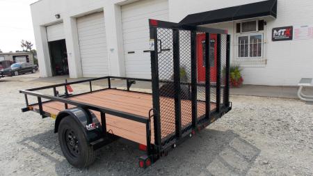 New 2025 Big Tex Trailers 6x10 35SA w/ 4' Spring Assist Gate Utility Trailer