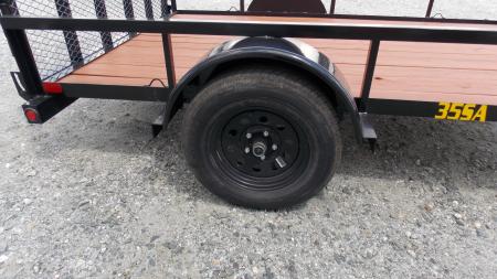 New 2025 Big Tex Trailers 6x10 35SA w/ 4' Spring Assist Gate Utility Trailer