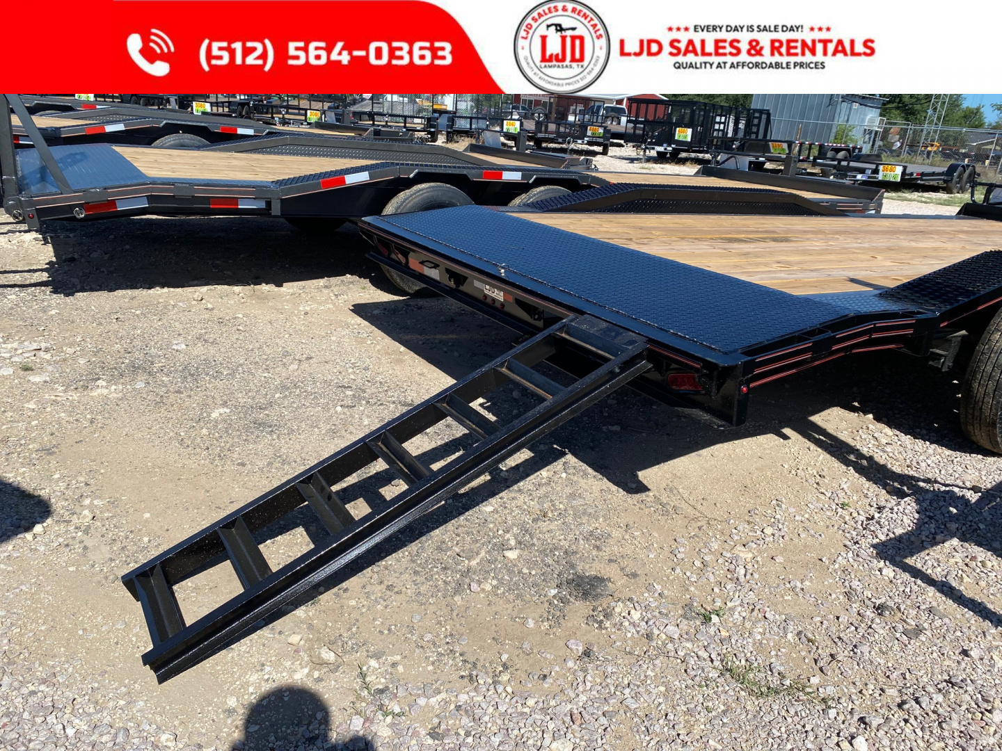 New 2026 Triple R - Drive Over Fender - 102" x 24' - Equipment Trailer