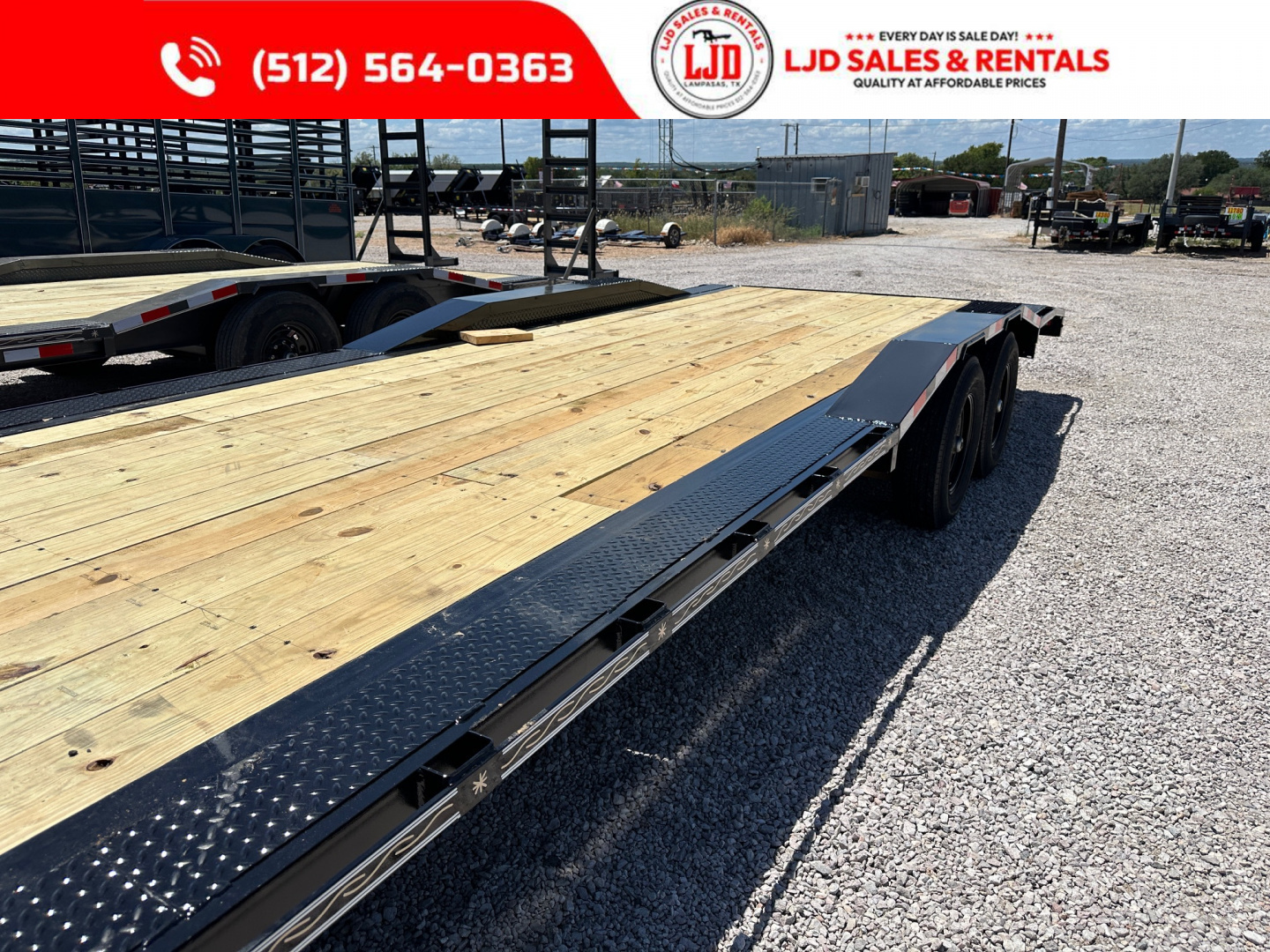 New 2026 Triple R - Drive Over Fender - 102" x 24' - Equipment Trailer