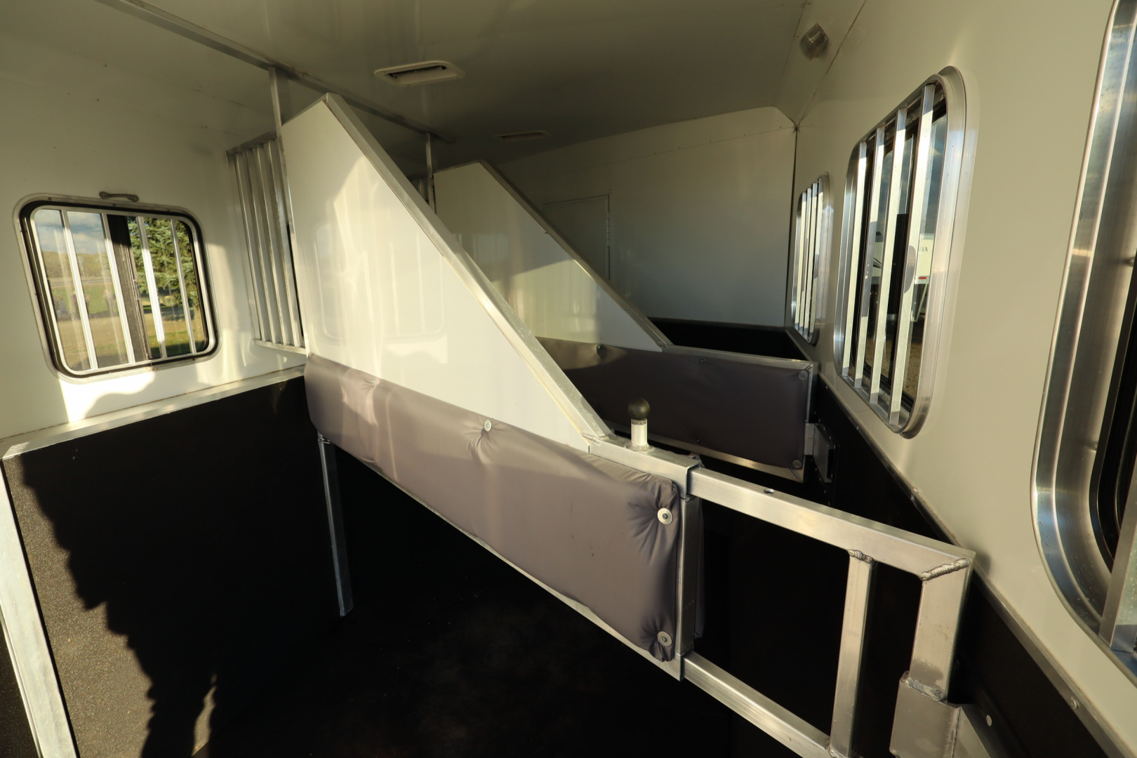 Used 2012 Bison Trailers 3 Horse LQ W/Slide Horse Trailer