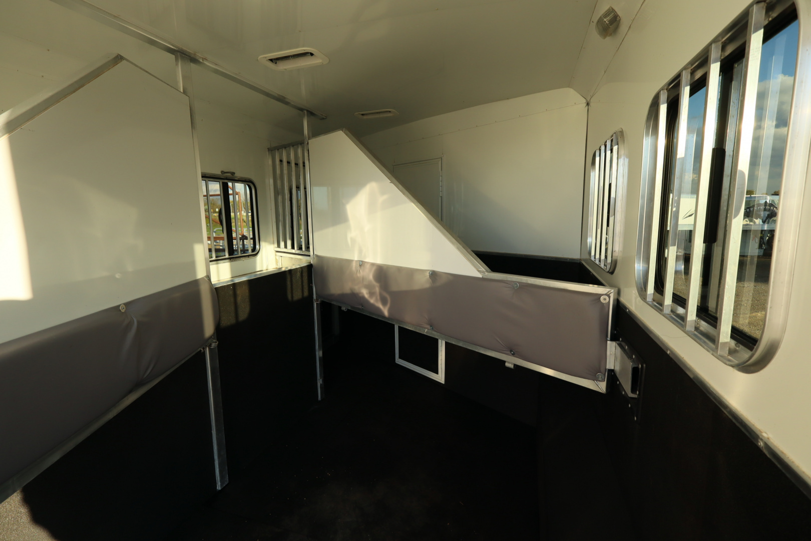 Used 2012 Bison Trailers 3 Horse LQ W/Slide Horse Trailer