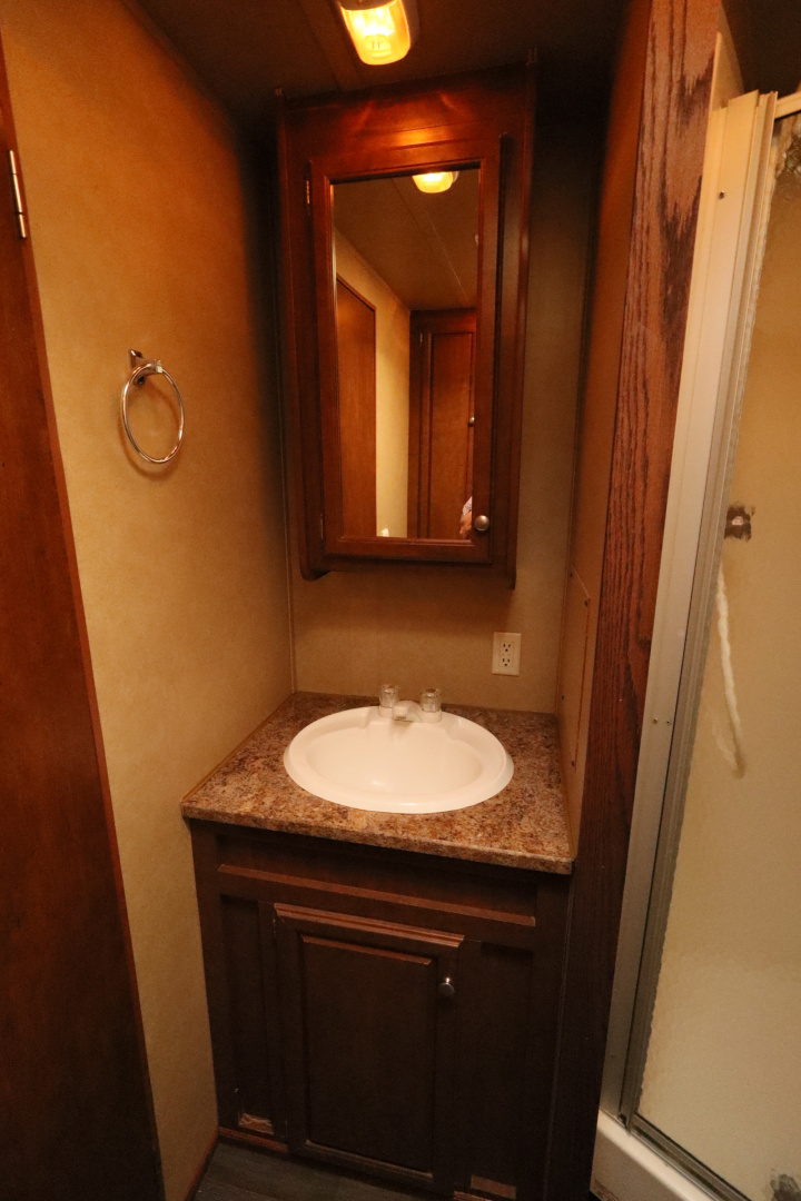 Used 2012 Bison Trailers 3 Horse LQ W/Slide Horse Trailer