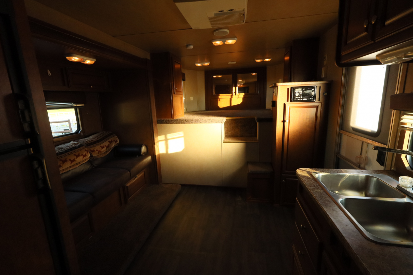 Used 2012 Bison Trailers 3 Horse LQ W/Slide Horse Trailer