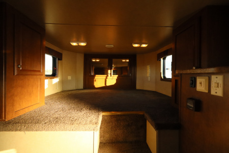 Used 2012 Bison Trailers 3 Horse LQ W/Slide Horse Trailer