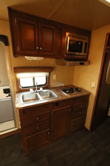 Used 2012 Bison Trailers 3 Horse LQ W/Slide Horse Trailer