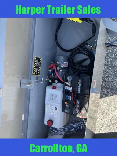 New 2025 TUFFDUMP 14K 7X16 DUMP TRAILER 4' WALLS