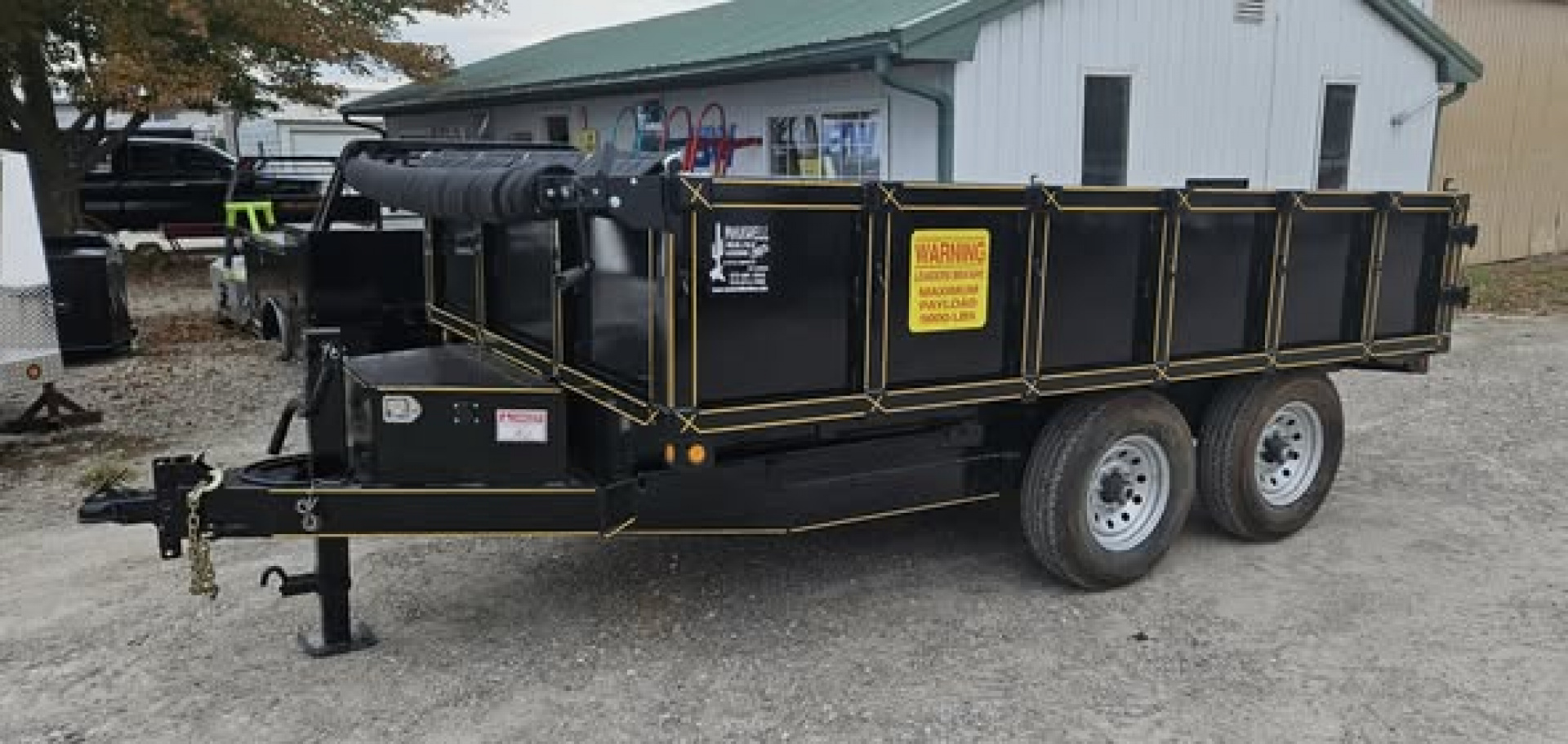 New 2026 Maxwell 8X12 HD Deckover Dump Trailer