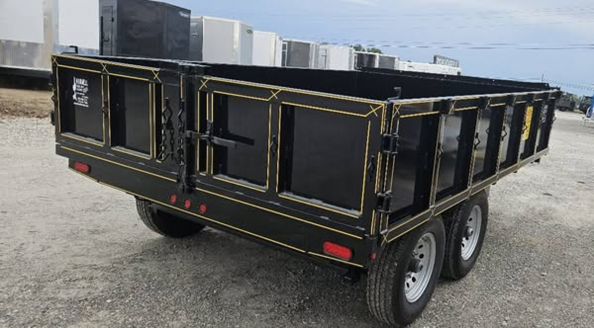 New 2026 Maxwell 8X12 HD Deckover Dump Trailer