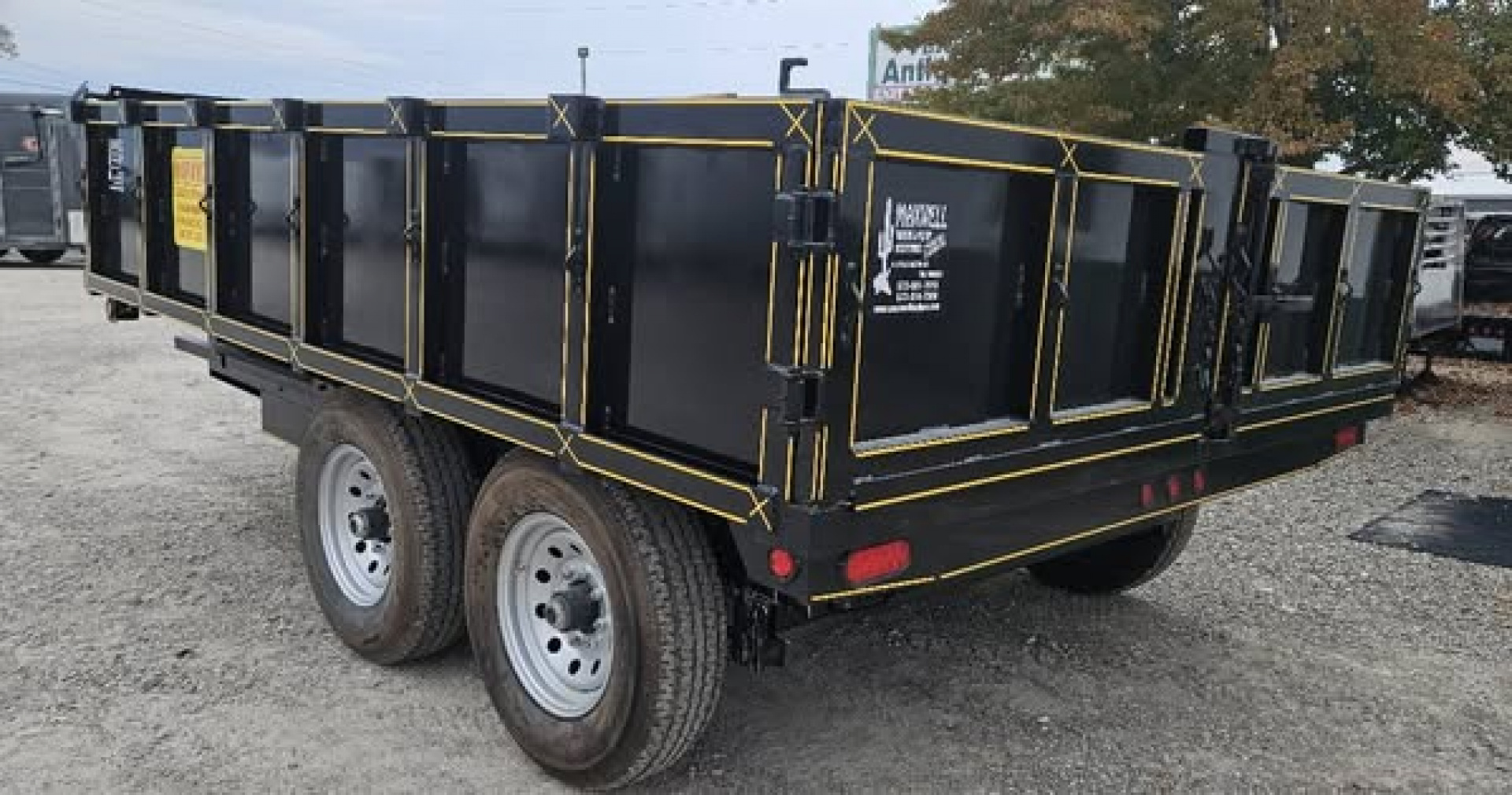 New 2026 Maxwell 8X12 HD Deckover Dump Trailer
