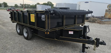 New 2026 Maxwell 8X12 HD Deckover Dump Trailer