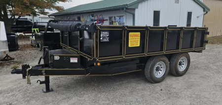 New 2026 Maxwell 8X12 HD Deckover Dump Trailer