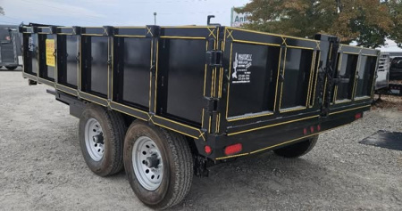New 2026 Maxwell 8X12 HD Deckover Dump Trailer
